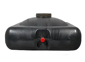 Бак для душу 100 л пластиковий плоский дачний бак для води літний душ