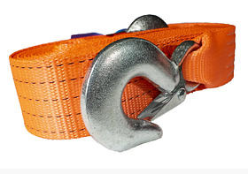 Буксувальний трос 3т 6 метрів автомобільний гак-гак