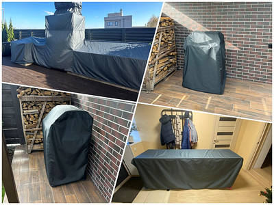 Чохли на вуличні кухні, каміни