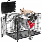 МЕТАЛЕЧНА КЛІТИНА ПЕРЕНЕСКА ДЛЯ СОБАК AML (122X76X83) XXL, фото 8
