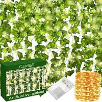 Штучна лоза плющ-гірлянда + LED 25.2 м Gardlov 24538 Польща