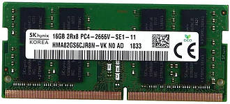 Пам'ять для ноутбука SK Hynix DDR4 16 Gb SO-DIMM 2Rx8 PC4-2666V Б/В