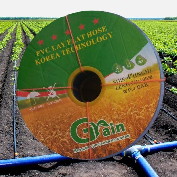 Шланг Лейфлет 1 1/2" (50м) 6 бар Grain (Корея)