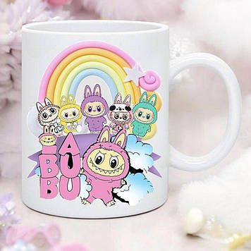 Чашка Лабубу. Чашки Labubu. Кухоль Labubu. Подарунок із лабубу
