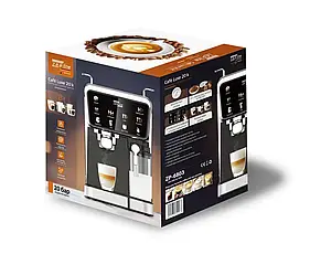 Кофемашина 3в1 с капучинатором Zepline ZP-6803-NEW 3000 Вт черная
