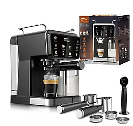 Кофемашина 3в1 с капучинатором Zepline ZP-6803-NEW 3000 Вт черная