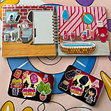 Альбом на липучках Аватар Ворлд будинок Уенсдей та Енід тока бока, фото 5