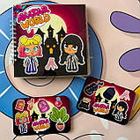 Альбом на липучках Аватар Ворлд будинок Уенсдей та Енід тока бока, фото 2