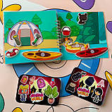 Альбом на липучках Аватар Ворлд будинок Уенсдей та Енід тока бока, фото 7