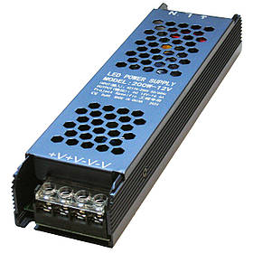 Блок живлення 12V 16.6A 200W у вузькому перфорованому корпусі
