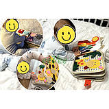 Дитяча розвиваюча фетрова книга Жираф бізіборд сортер Монтессорі для малюків (60797), фото 9