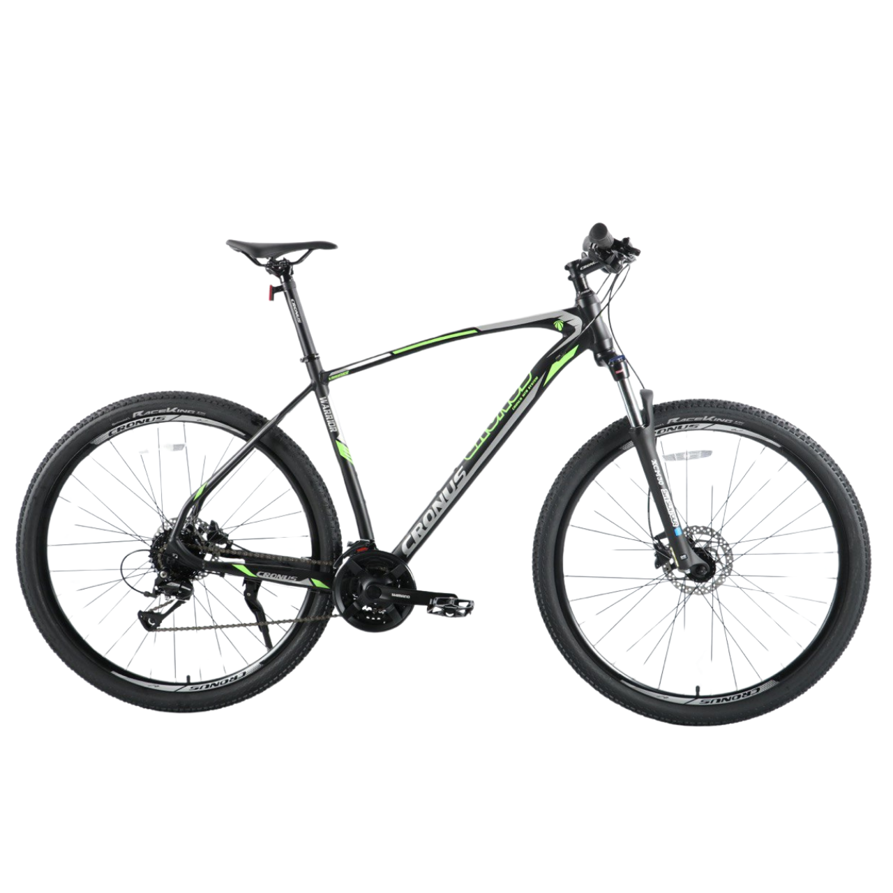 Велосипед CRONUS 29" Warrior 2025 Рама 21" black-lightgreen