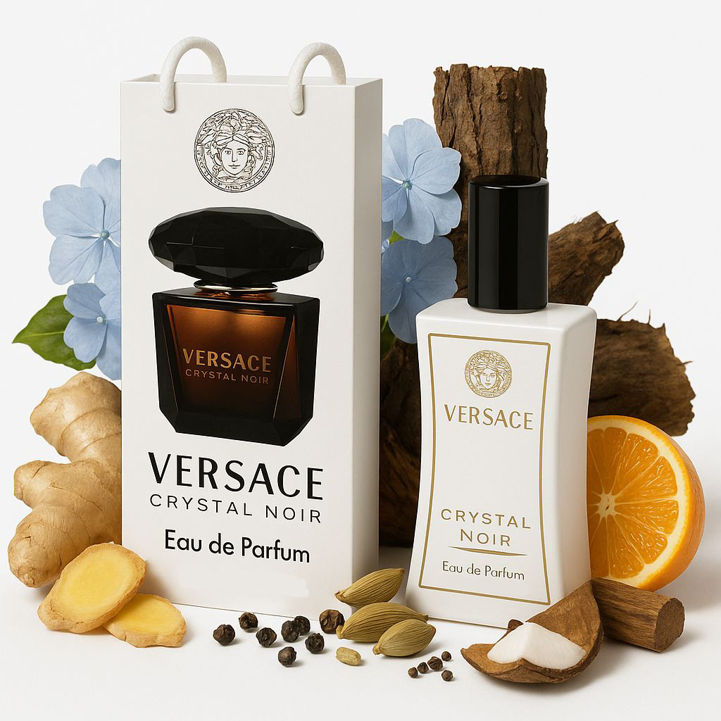 Versace Crystal Noir (Версаче Крістал Ноір) у подарунковій упаковці 50 мл. ОПТ