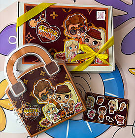 Подарунковий бокс альбом Avatar world Сімейний будиночок сумочка тока бока