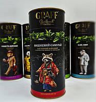 Графф Вишневий Самурай Graff Cherry Samurai чай чорний з ароматом вишні та мигдаля 80 г у тубусі