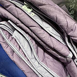 Літня ковдра двоспальна 175*215 см Ковдра літня, наповнювач бавовна. Стьобана ковдра ODA, фото 3