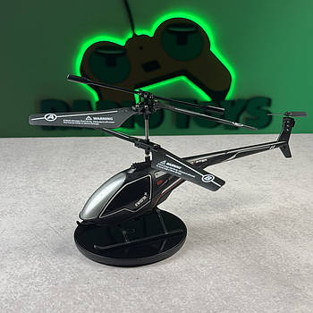 Вертоліт на радіоуправлінні Agent007 Чорний | Гвинтокрил на пульті управління | Гелікоптер на радіокеруванні