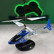 Вертоліт на пульті Batrider Синій | Гвинтокрил на радіокеруванні | Гелікоптер на радіоуправлінні, фото 4