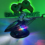 Вертоліт на пульті керування Sky Hunter Чорний | Гвинтокрил на радіокеруванні | Гелікоптер на радіоуправлінні, фото 2