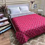 Євро ковдра ODA літня 200х215 см., ОДА  Ковдра літня стьобана, наповнювач бавовна - Хлопкопон, фото 2