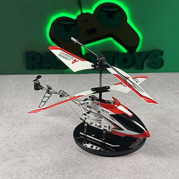 Вертоліт на пульті керування KOLIBRI Червоний | Гвинтокрил на радіокеруванні | Гелікоптер на радіоуправлінні