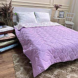 Легка ковдра полуторна 155*215 см Ковдра літня, бавовна наповнювач. Стьобана ковдра ODA, фото 2