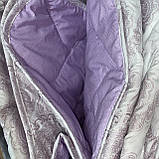 Легка ковдра полуторна 155*215 см Ковдра літня, бавовна наповнювач. Стьобана ковдра ODA, фото 3