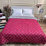 Літня ковдра двоспальна 175*215 см Ковдра літня, наповнювач бавовна. Стьобана ковдра ODA, фото 3