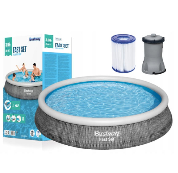 Басейн bestWay 57376 наливний Ø 396 х 84 см, фото 1