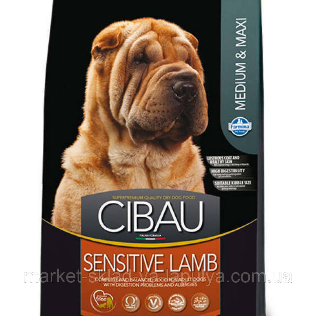 Farmina Cibau Sensitive Lamb Medium/Maxi Сухий корм, фото 1