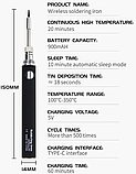 Портативний USB паяльник 5 В 8 Вт з регулюванням температури | Міні-паяльник для дрібного ремонту, фото 3