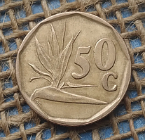 50 центiв 1993 року. ПАР