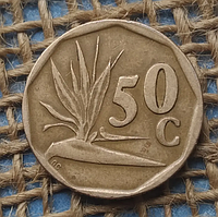 50 центiв 1993 року. ПАР