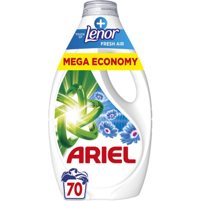 Гель для прання Ariel Дотик свіжого повітря Lenor 3.15 л (8700216691901), фото 1