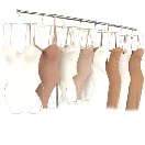 Вішалка сілуєт контурна для спідньої білизни ,купальників хромована, фото 5