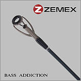 Спинининг Zemex Bass Addiction 2.13 m g 8-32, фото 3