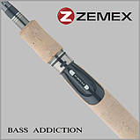 Спинининг Zemex Bass Addiction 2.13 m g 8-32, фото 4