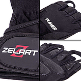 Рукавички для фітнесу та силових тренувань Zelart SB-161057 Чорний (S-2ХL), фото 7