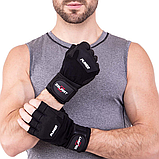 Рукавички для фітнесу та силових тренувань Zelart SB-161057 Чорний (S-2ХL), фото 9