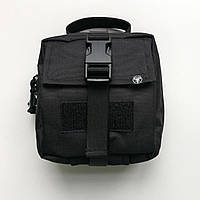 Аптечка тактическая черная MOLLE с системой быстрого сброса