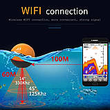 Ехолот Erchang F68 Wi-Fi – бездротовий сонар для риболовлі зі смартфона (iOS/Android), дальність до 100 м, глибина до 60 м, фото 5