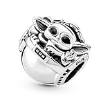 Срібна намистина Pandora «Ґроґу і колиска» Зоряні Війни 799511C01, фото 4