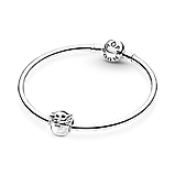 Срібна намистина Pandora «Ґроґу і колиска» Зоряні Війни 799511C01, фото 6