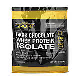 Ізолят сироваткового протеїну 2,27 кг California Gold Nutrition Sport смак чорний шоколад Whey Protein Isolate, фото 3
