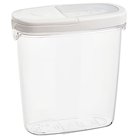 Ємність для сипучих продуктів 1.3 л IKEA 365+ банка з кришкою, контейнер для круп прозорий 800.667.23