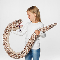 Велика м'яка іграшка Бірманський Пітон 171 см IKEA DJUNGELSKOG дитяча плюшева змія удав ІКЕА 404.028.11