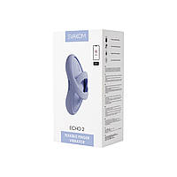 Силіконовий кліторальний вібратор Svakom Echo 2 Sky Blue