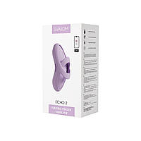 Силіконовий кліторальний вібратор Svakom Echo 2 Pink Lilac