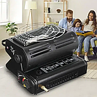 Портативний газовий нагрівач-плита 2 в 1 з керамічним нагрівачем Gas stove heater, фото 6