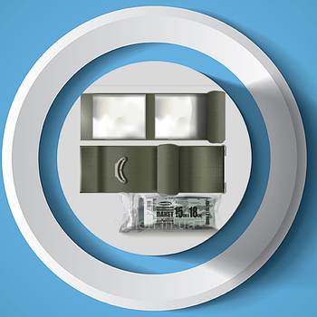 Індивідуальні перев'язувальні пакети кровоспинні